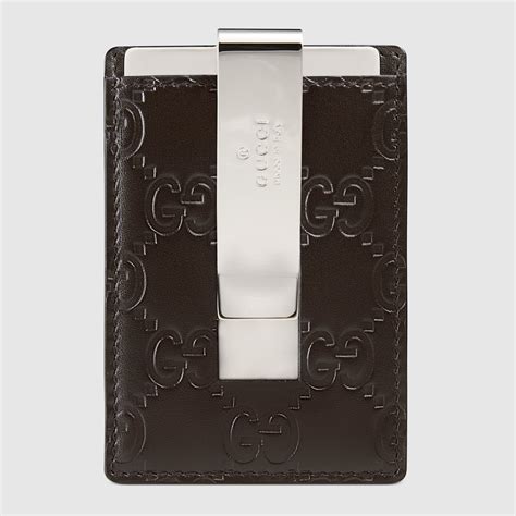 money clipper gucci|Gucci signature money clip wallet.